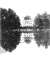 Antonosze. Widok na pałac od strony parku, przed 1939 r.