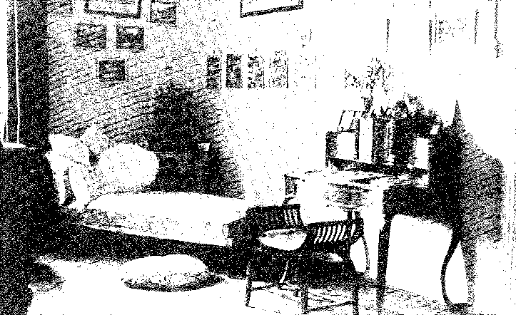 Biała Waka. Pokój mieszkalny, przed 1939 r.