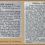 Artykuł z Gazety Polowej VIII-IX 1920 roku