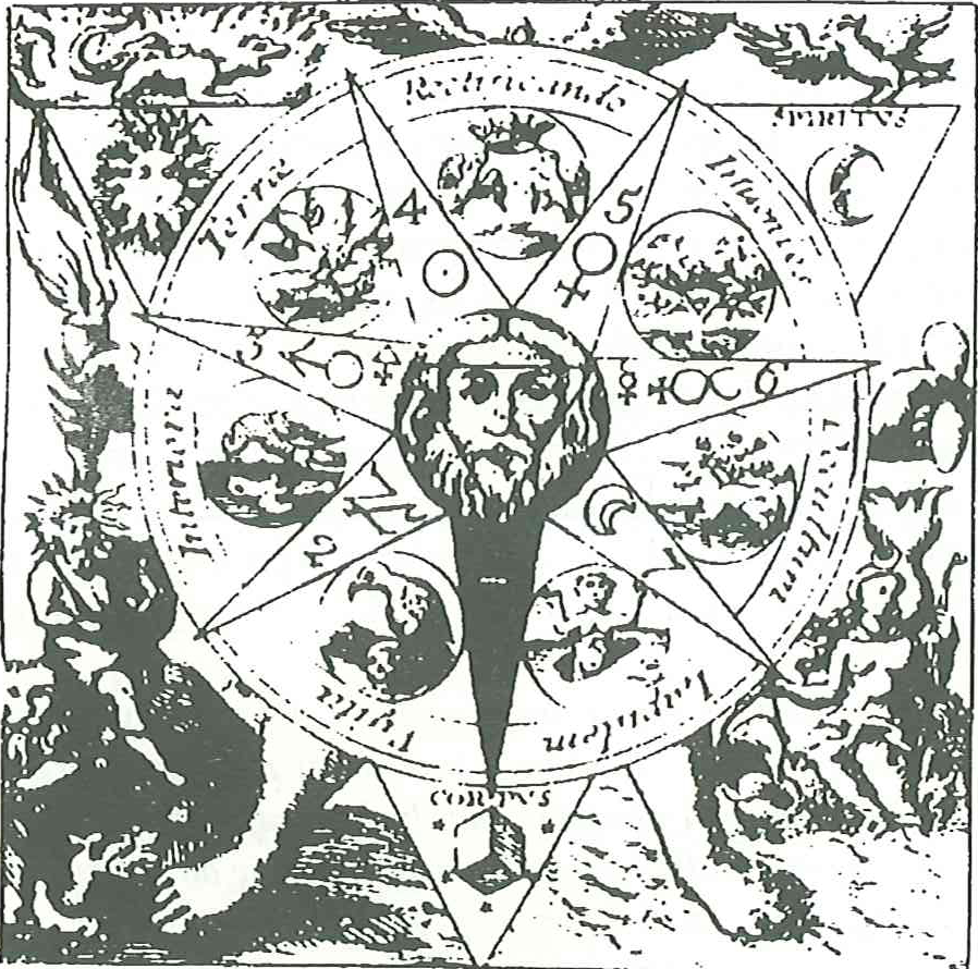 Symbol witriolu według Basiliusa Yalentinusa (1749)