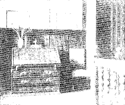 Biała Waka. Fragment górnej kondygnacji hallu, przed 1939 r.